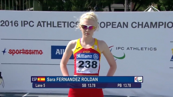 La gran promesa tomare&ntilde;a, Sara Fern&aacute;ndez, logra la medalla de bronce en el V campeonato de Europa IPC