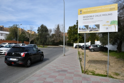 En febrero comienzan las obras para que la calle El Molino en Tomares tenga a partir de ahora doble sentido