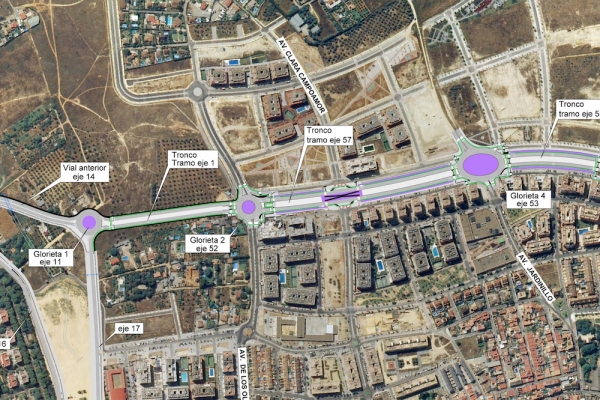 Adjudicado el proyecto de carril bici y de rampa accesible de la Ronda Sur