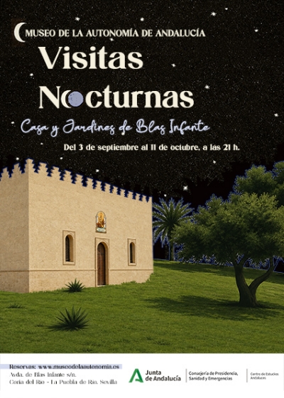 El Museo de la Autonomía retoma las visitas nocturnas a la Casa de Blas Infante y sus jardines