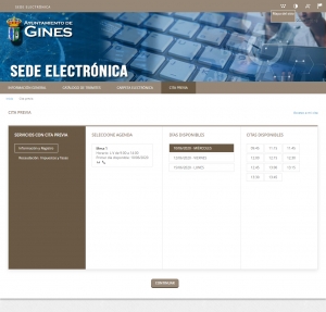 El Ayuntamiento de Gines pone en marcha un sistema de cita previa para atender a la ciudadan&iacute;a
