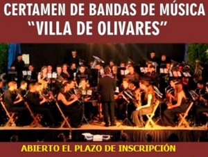El ayuntamiento de Olivares pone en marcha el VII Certamen Nacional de bandas de m&uacute;sica "Villa de Olivares" e inagura una nueva web oficial dedicada al evento