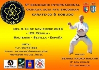 Seminario de la escuela Hombu Dojo Shodokan Espa&ntilde;a K&aacute;rate &amp; Kobudo
