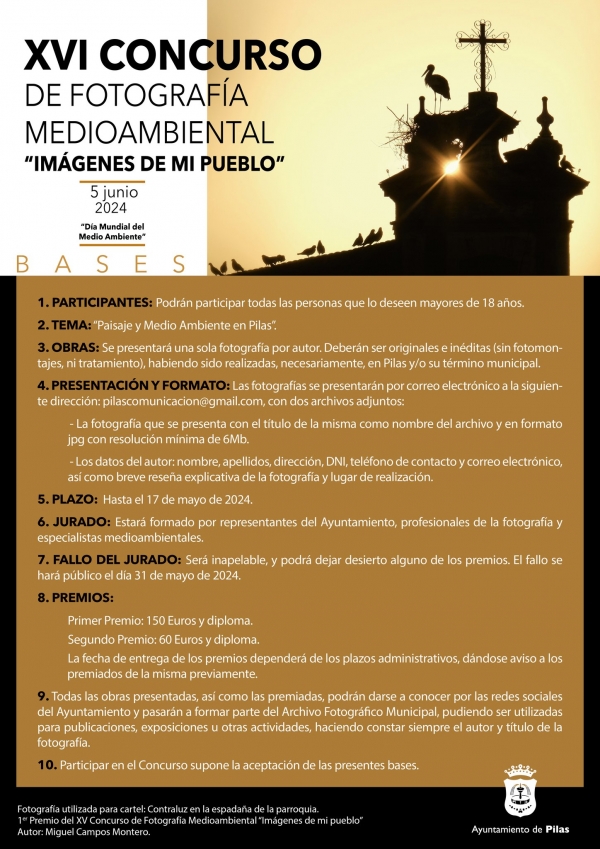 Convocado en Pilas el XVI Concurso de Fotograf&iacute;a Medioambiental