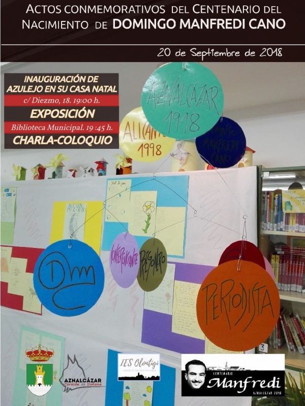 Jornada conmemorativa del Centenario del nacimiento de Domingo Manfredi Cano