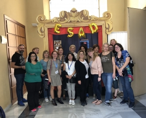 15 profesores europeos han visitado la Escuela Superior de Arte Dram&aacute;tico gracias al programa &lsquo;Erasmus+&rsquo; organizado por el IES Palomares