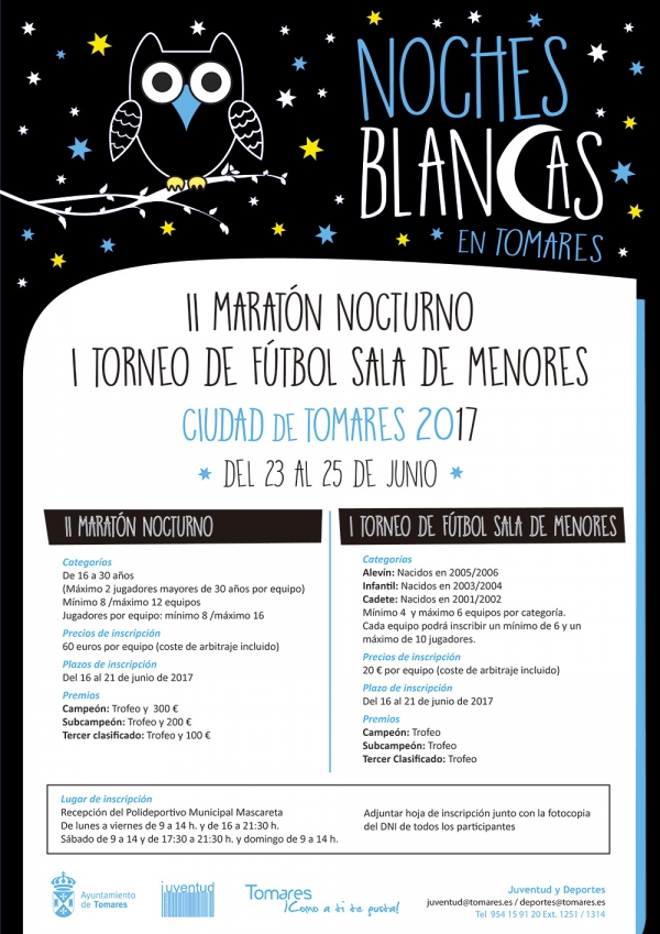 Tomares vivir&aacute; dos "noches blancas" jugando al f&uacute;tbol sala