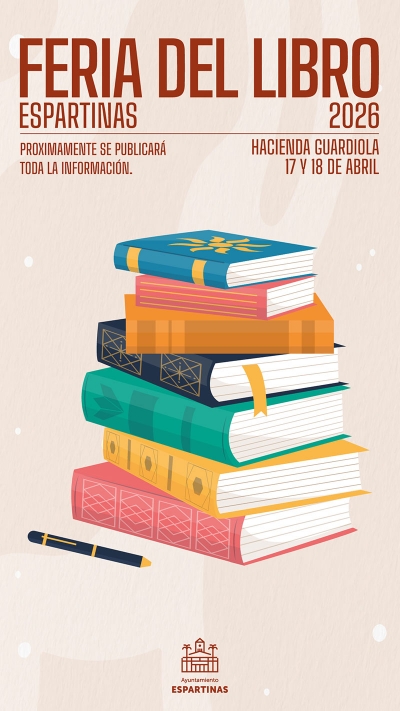 Espartinas celebra su Primera Feria del Libro los días 17 y 18 de abril