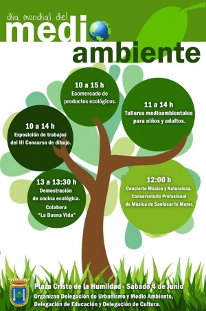 D&iacute;a Mundial del Medio Ambiente este s&aacute;bado en Sanl&uacute;car la Mayor