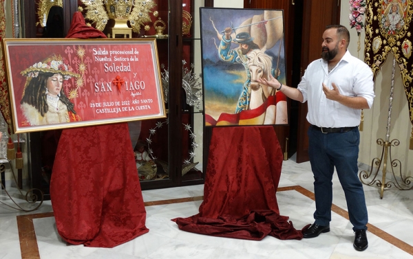 Presentados el cartel anunciador de la procesión del 25 de julio y el de las Fiestas Patronales de Castilleja en honor a Santiago Apóstol
