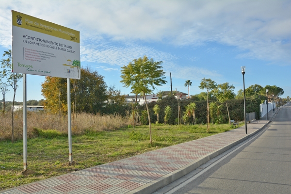 El Ayuntamiento de Tomares arreglar&aacute; el arroyo de la calle Mar&iacute;a Callas
