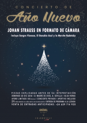 Concierto de A&ntilde;o Nuevo el d&iacute;a 30 en An&iacute;bal
