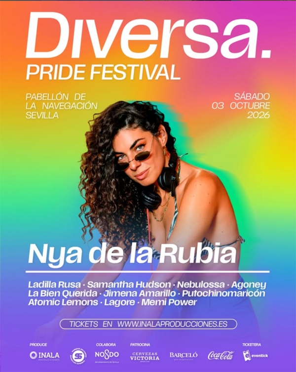 Sevilla acoger&aacute; el 3 de octubre la gran cita de la vanguardia LGTBIQ+ con el desembarco del Diversa Pride Festival