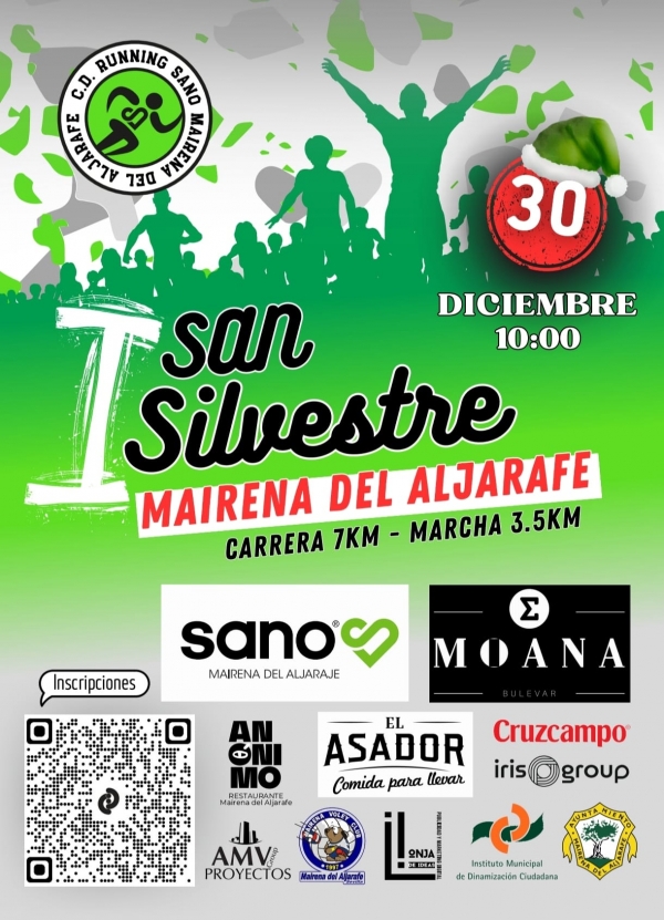 Mairena del Aljarafe despedir&aacute; el a&ntilde;o celebrando la I San Silvestre