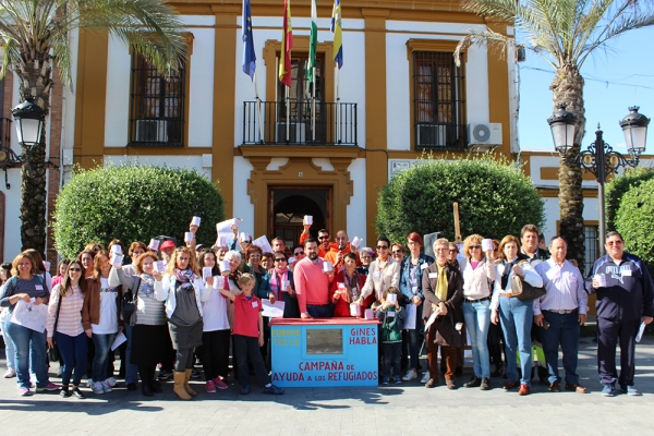 Gines recoge 7.818.27euros  para ayudar a los refugiados