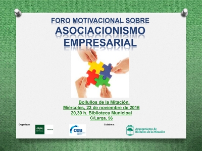 Bollullos acoge un foro motivacional para fomentar el asociacionismo empresarial