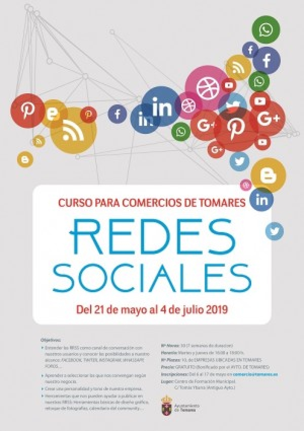 El Ayuntamiento de Tomares pone en marcha un curso de redes sociales para las empresas del municipio