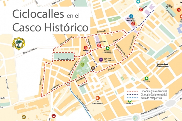 Diez calles de Mairena se convierten en prioritarias para ciclistas y patinetes