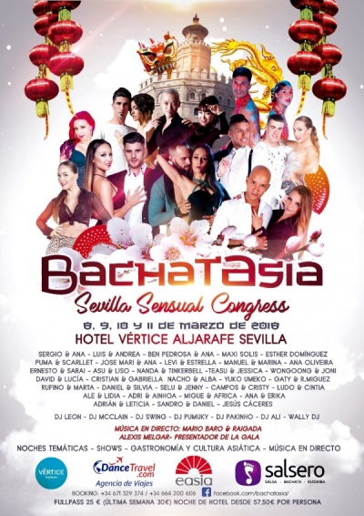 Llega a Bormujos Bachatasia, el primer congreso de Bachata Sensual para asi&aacute;ticos en Espa&ntilde;a