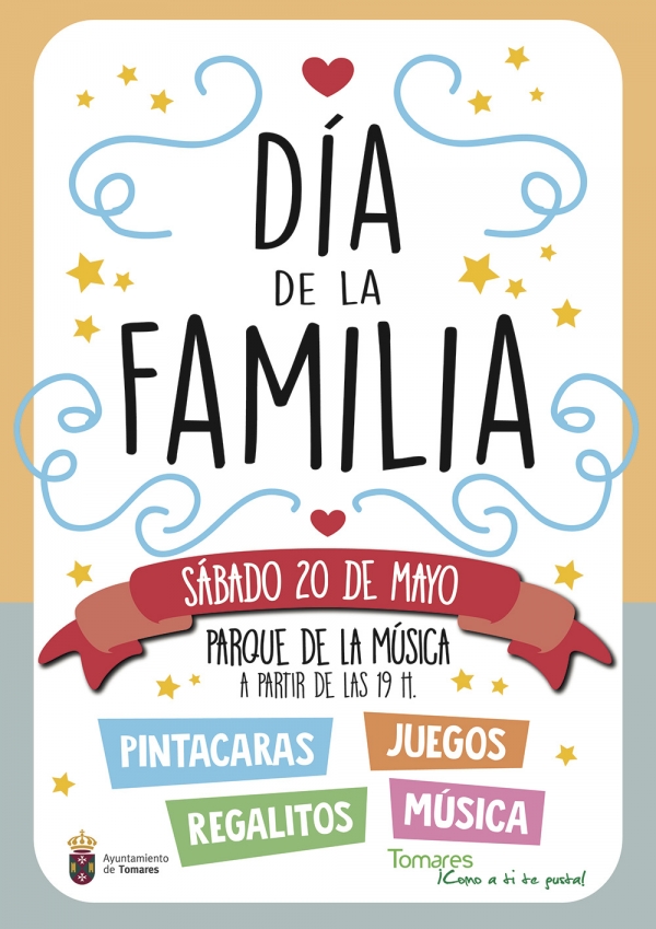 Tomares celebrar&aacute; ma&ntilde;ana, s&aacute;bado 20 de mayo, el D&iacute;a de la Familia en el parque de la M&uacute;sica