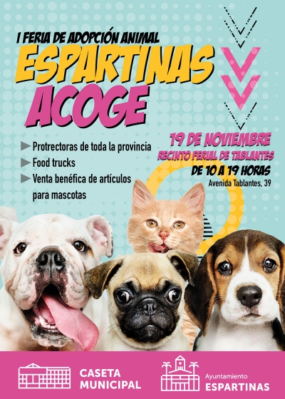 Llega la I Edición de la Feria de Adopción de Animal 