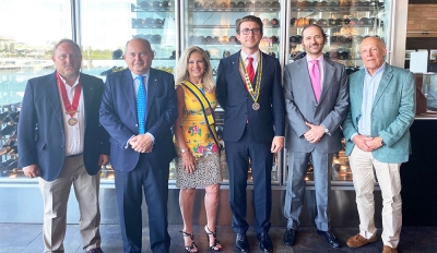 El ingeniero industrial &Aacute;lvaro Mu&ntilde;oz  preside el Rotary Sevilla Corporate tras culminar el mandato de Luis Romero