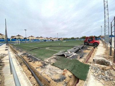 Comienzan las obras de  remodelaci&oacute;n integral del Estadio Nuevo San Jos&eacute; de Gines