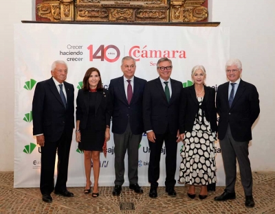 La C&aacute;mara de Comercio de Sevilla celebra su 140 aniversario conectando sus ra&iacute;ces hist&oacute;ricas con grandes proyectos del futuro