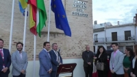 Inaugurada en Aznalc&oacute;llar la Plaza Virgen del Rosario